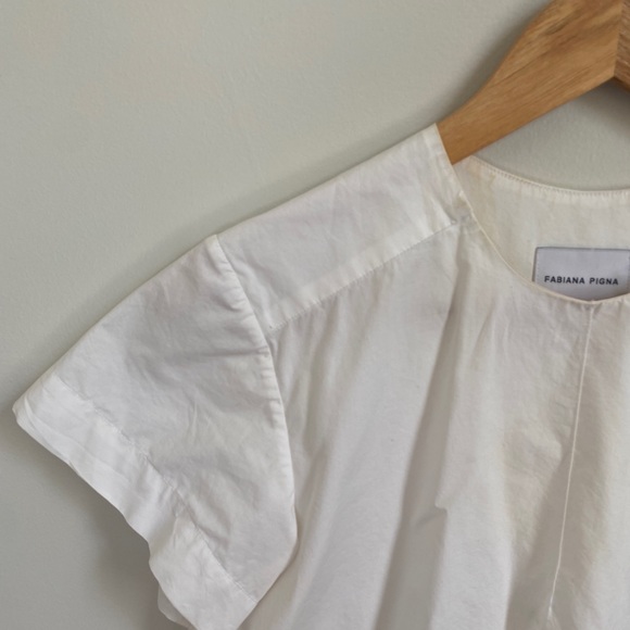 FABIANA PIGNA White Cotton Blouse - Picture 5 of 11